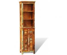 Hommoo Libreria in Legno Massello di Recupero Vintage VD08322