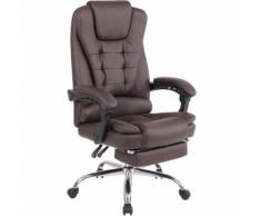 Poltrona Ufficio Oxygen Marrone Similpelle