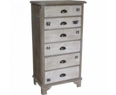 Credenza Madia Cassettiera Mobile Cucina con Ante in Legno robusto Moderna