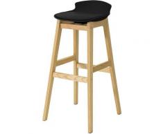 Sgabello Legno Sedie Cucina Moderne Altezza di Seduta?78cm Gambe in Legno Massiccio di hevea Carico