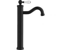 Miscelatore lavabo alto Piralla Como 0TOYO488A19 nero opaco | Nero opaco - Piletta clic clac 1'1/4