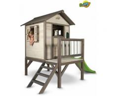 AXI - Casetta Legno Sunny Lodge XL + Scivolo Playhouse Giardino Gioco Regalo Bimbi