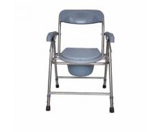 Sedia da toilette pieghevole Sedia da doccia Comò Handicap Sedile Vasino Sgabello per uso domestico