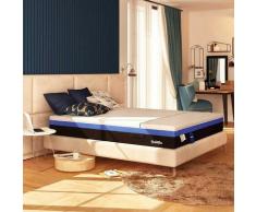Baldiflex Materasso Molle Insacchettate e Memory Hybrid Bros Piazza e mezza misura 120x190 cm