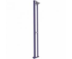 Doccia da Giardino Spring S Viola e Inox cm 26x12x228 ARKEMA DESIGN - prodotto made in Italy