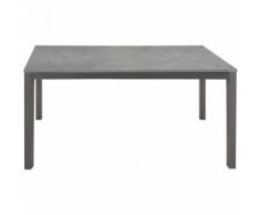 Tavolo grigio in metallo allungabile 110x70cm - 160x70cm