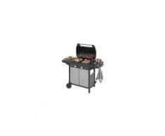 Barbecue a gas campingaz 2 series classic exs vario 75 + 21 kw acciaio ruote