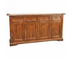Credenza Madia Cassettiera Mobile Cucina con Ante in Legno robusto Moderna