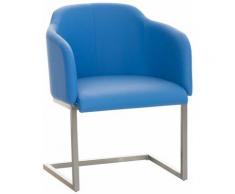 Paal Office Furniture - Sedia Magnus in similpelle Blu