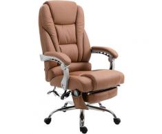 Sedia da ufficio massaggiante PACIFIC Marrone chiaro