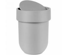 Umbra 023269-918 Touch Cestino da Bagno con Coperchio, Grigio