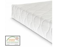 Materasso in schiuma a freddo 16 cm (140 x 200 cm) Materasso memory a 7 zone differenziate