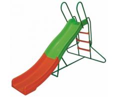 Scivolo per Bambini 260cm in Plastica Bimbi Scaletta Metallo da Esterno Giardino
