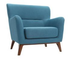Poltrona vintage blu petrolio MARKUS