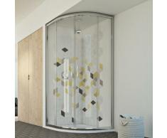 Box doccia semicircolare 70x90 CM H198 trasparente mod. Evolution