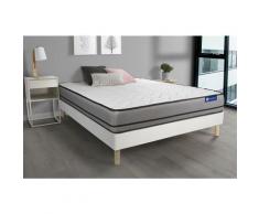 Actisom - Kit rete e materasso matrimoniale Actimemo night 150x200cm - Spessore : 20 cm- memory