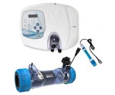 Elettrolisi a Sale Piscina + controllo PH Aqua Salt PLUS | Piscine fino a 200 mc
