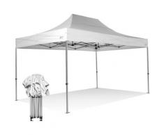 Gazebo rapido 3x4,5 in alluminio rinforzato senza laterali PVC 350g metro. Gazebo pieghevole