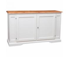 Credenza Madia Cassettiera Mobile Cucina con Ante in Legno robusto Moderna