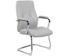 Sedia Poltrona Attesa Da Ufficio In Eco Pelle Tosini New York Grigio