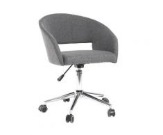 Poltrona da ufficio design grigio antracite YLA