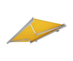 NEMAXX Tenda a cassonetto tenda da sole elettrica a cassonetto completa con Led, tenda da sole