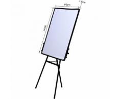 Homcom Lavagna Magnetica in Alluminio con Treppiede, 60x90x1.8cm