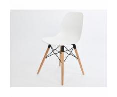 Sedia Design In Legno Bianca Arredo Interno Design