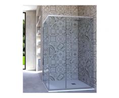 Hydra - Box doccia angolare porta scorrevole 65x70 cm trasparente