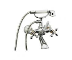 EUROSANIT Miscelatore per bagno-doccia Fedleen, cromato/oro