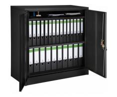 Armadio portadocumenti con 3 scomparti - cassettiera portadocumenti, armadio 2 ante, armadio