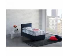 Letto Singolo Contenitore con Apertura Frontale sfoderabile Anna Made in Italy Blu