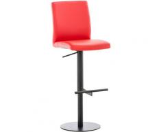 Sgabello Cucina Cadiz In Similpelle Rosso Nero