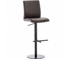 Sgabello Cucina Cadiz In Similpelle Marrone Nero