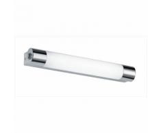Trio 281570606 Lampada LED da Specchio a Muro, Bagno, Cromo, con Interruttore e Spina