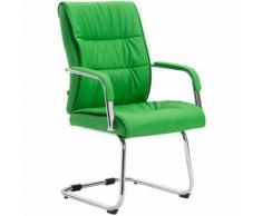 Sedia Sievert in similpelle Verde