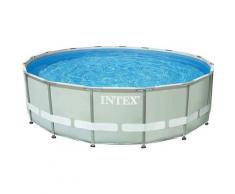 Intex Prism Frame ClearView Premium Piscina Rotonda, 488x122 cm, I.1