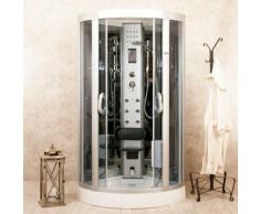Box Doccia Idromassaggio 80x80 Cm Sauna Bagno Turco E Ozonoterapia Little Eden - Vorich