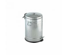 Wenko 18688100 Pattumiera da bagno a pedale New York Easy Close - chiusura ammortizzata, finitura