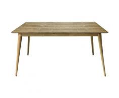 Tavolo in legno massello di abete spazzolato allungabile 160x85 cm - 210x85 cm