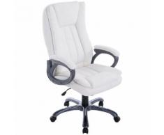 Sedia da ufficio XL Bern in similpelle Bianco