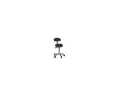 Gima Sgabello ergonomico imbottito - regolabile in altezza - colore nero