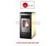 Stufa A Pellet 9 Kw Eva Calor Rita Colore Avorio