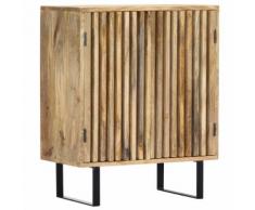vidaXL Credenza 60x35x75 cm in Legno Massello di Mango