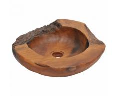 vidaXL Lavabo in Legno di Teak 45 cm
