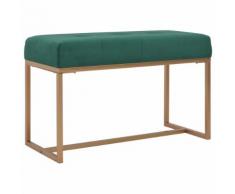 vidaXL Panca 80 cm in Velluto Verde