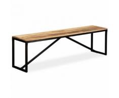 vidaXL Panca in Legno Massello di Mango 160x35x45 cm