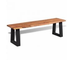 vidaXL Panca in Legno Massello di Acacia 160 cm