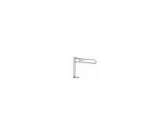 THERMOMAT Barra di sostegno ribaltabile con portarotolo Soft - Bianco - 88 cm