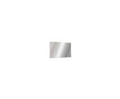 Kleankin Armadietto Pensile da Bagno 3 Ante con Specchio in Legno Rovere 90x60x13,5 cm